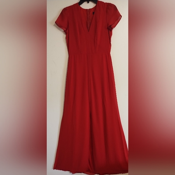Dress-Up Red Maxi Dress Size XS by Le Chateau. - Picture 2 of 6